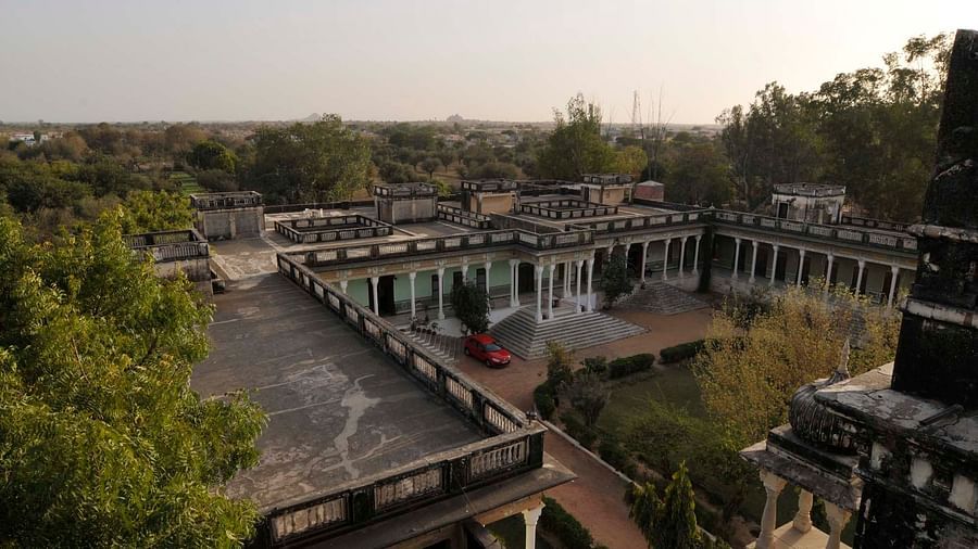 aerial view of The Piramal Haveli - 20th Century, Shekhavati - one of the best hotels in rajasthan
