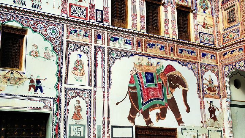 Rajasthani fresco-painted havelis