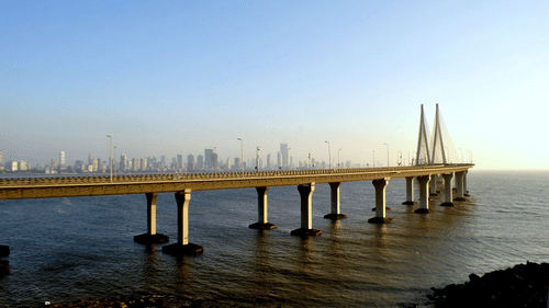 Bandra-Worli sea link view
