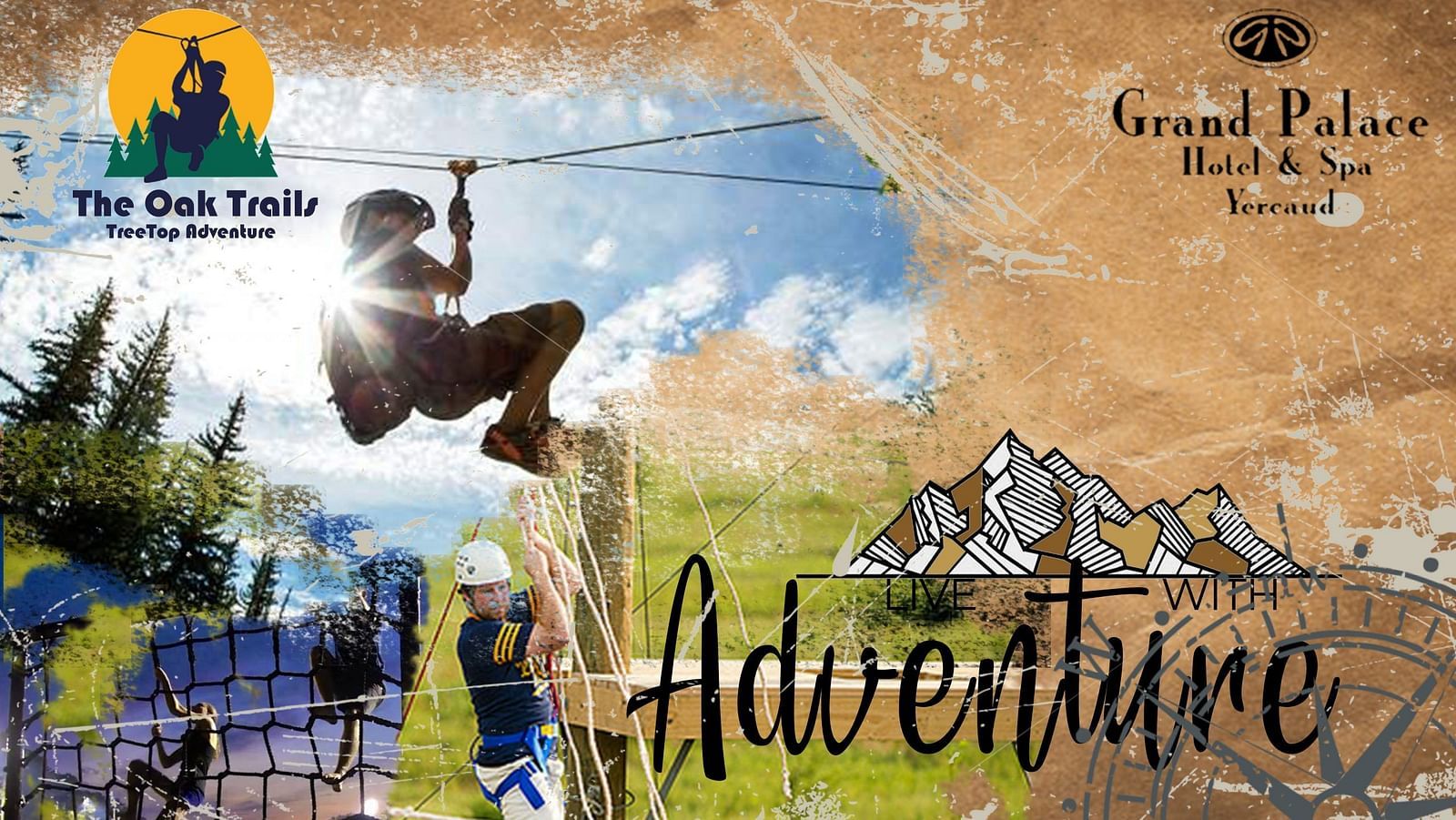 Creative for Adventures Offer at Grand Palace, Yercaud