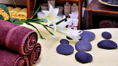 towels and therapeutic objects kept at a spa 3