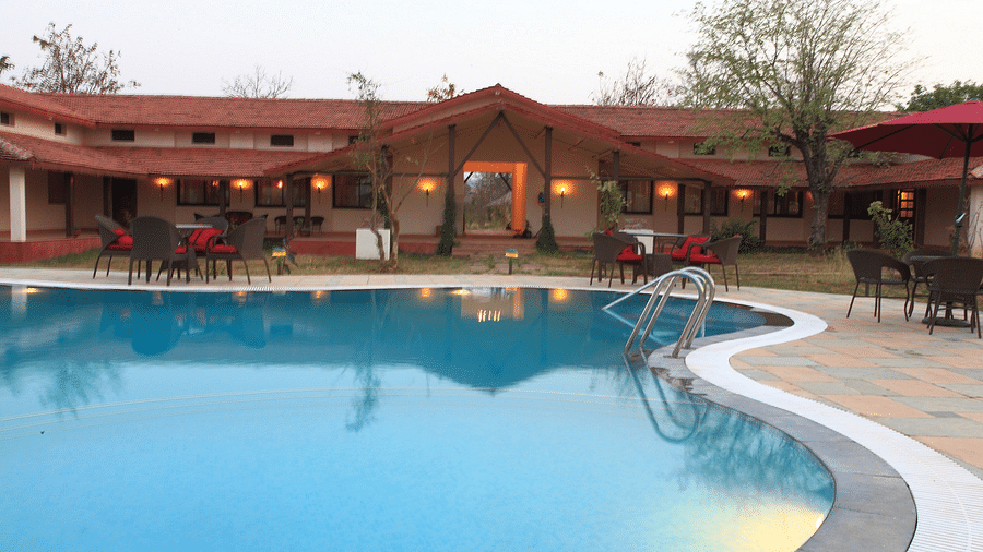 Swimming Pool at Infinity Resorts Kanha 2