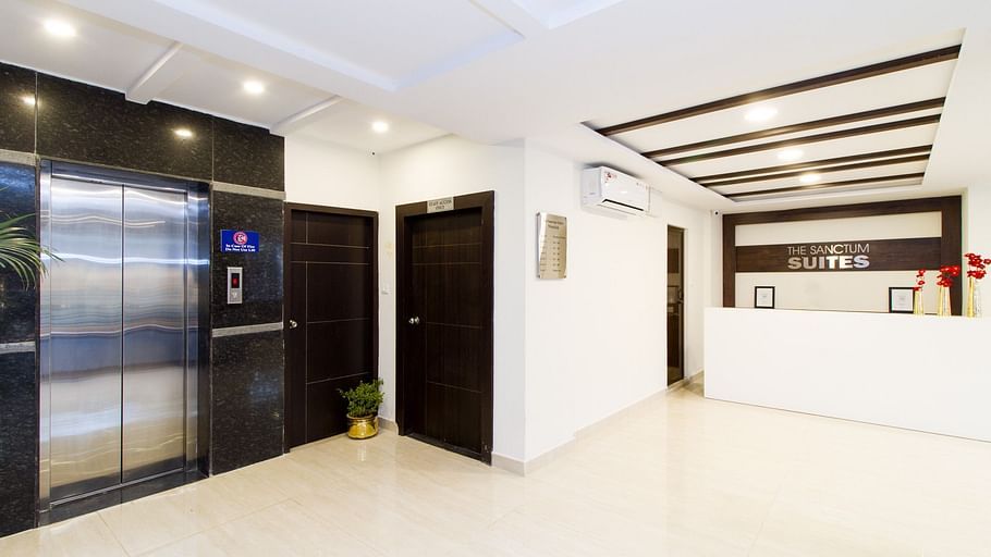 Reception and Lobby The Sanctum Suites in Whitefield 10