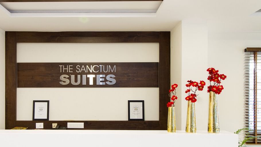 Reception and Lobby The Sanctum Suites in Whitefield 1