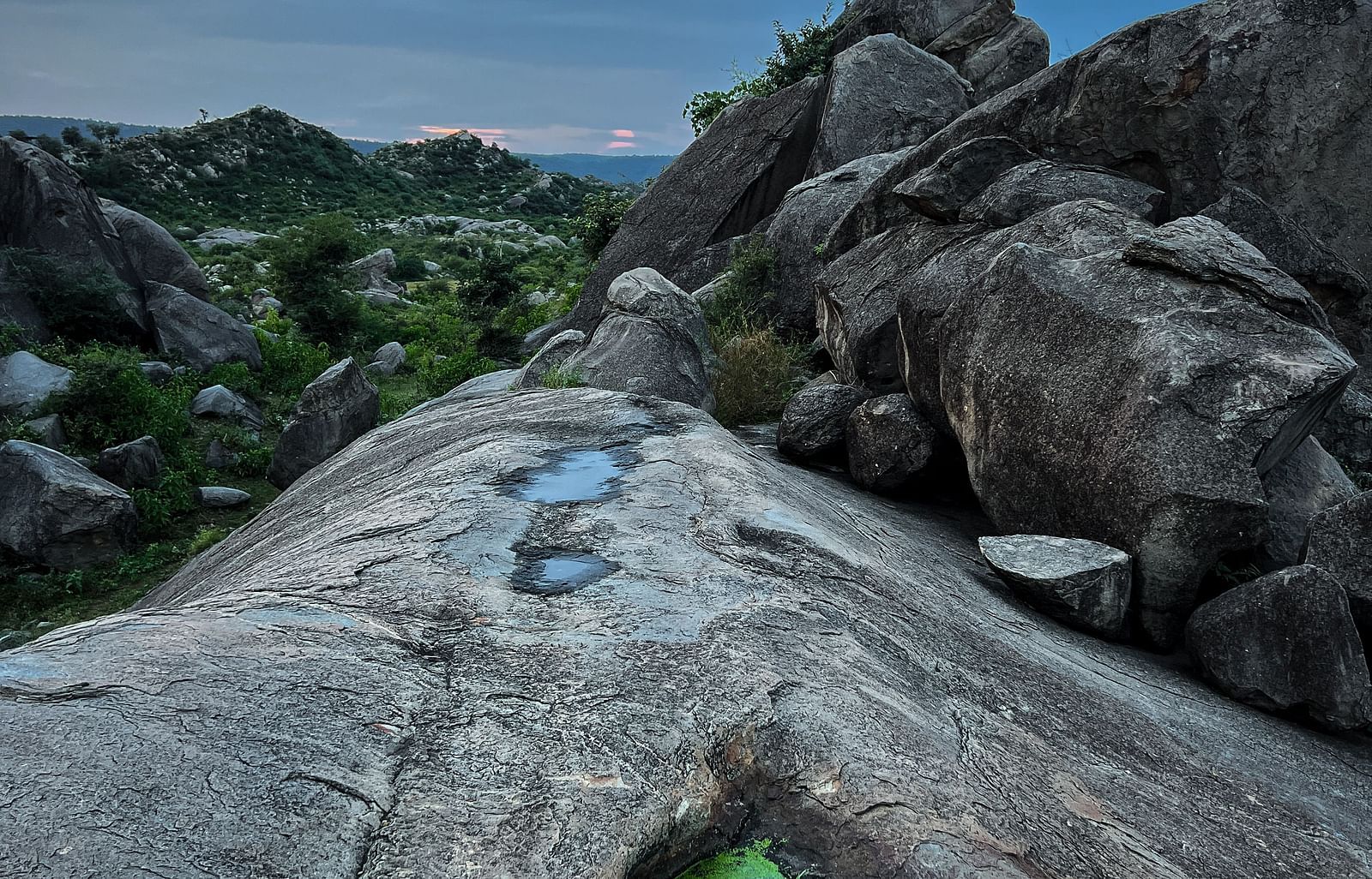 An image of the boulder near our property - Utsav Camp
