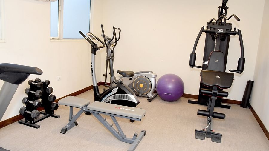An overview of the gymnasium - Starlit Suites, Neemrana