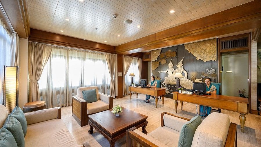 image featuring the seating area in front of the reception - Maikhao Dream Villa Resort & Spa, Phuket
