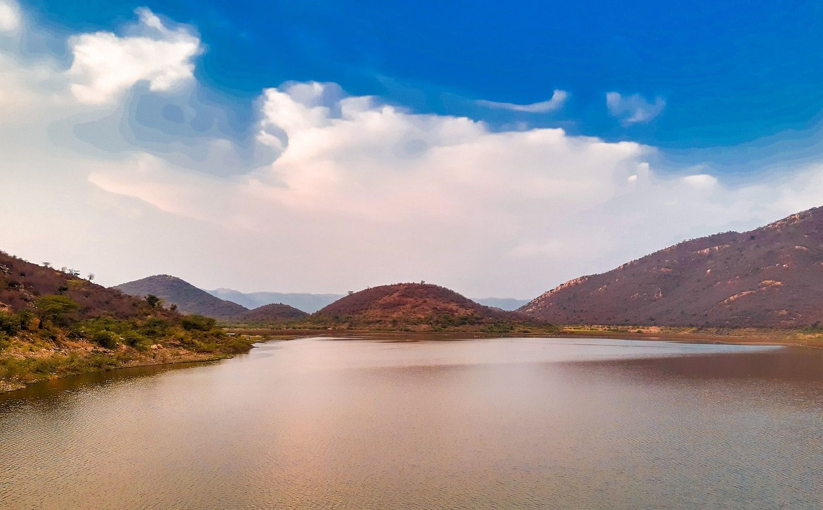 A lake in Sariska