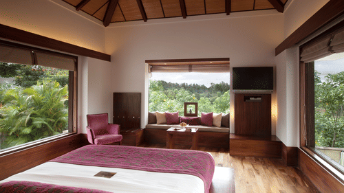 bedroom in The Terrace Room