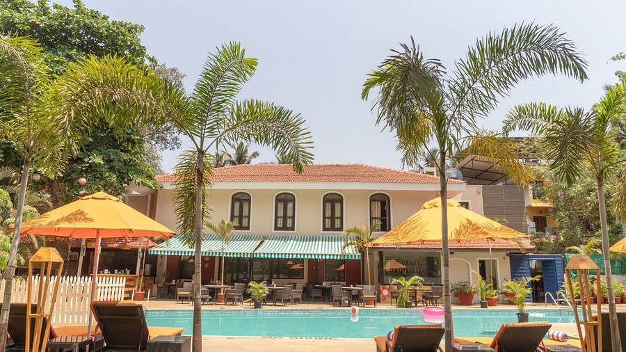 Wide view of the Swimming Pool at Kyriad Prestige Calangute, Goa
