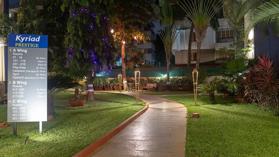 A lane at Kyriad Prestige Calangute, Goa