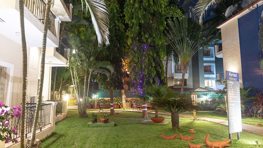 A garden in Kyriad Prestige Calangute, Goa