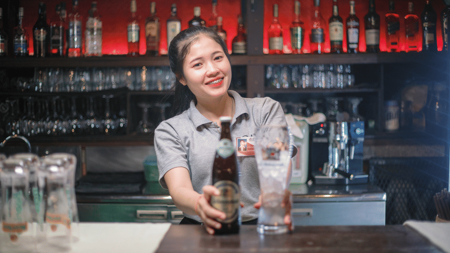 Bartender at Le Panorama