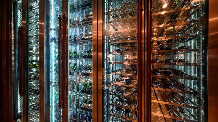 image featuring the entire wine cellar holding a lot of wine bottles - Maikhao Dream Villa Resort & Spa, Phuket