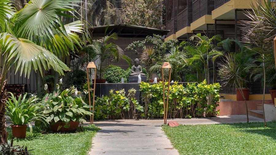 View of a beautiful lane at Kyriad Prestige Calangute, Goa