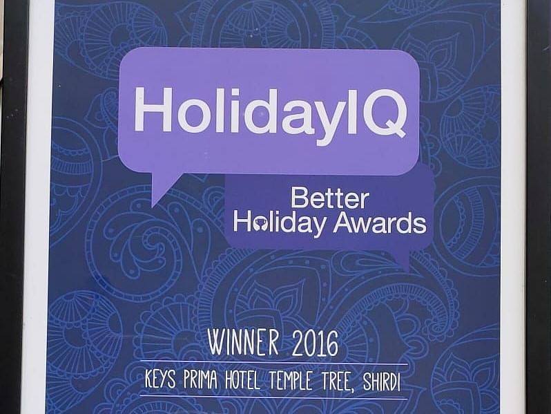 hotels in shirdi, 4 star hotel in shirdi, hotel temple tree shirdi, luxury hotel in shirdi rgrg2016 Award - 1 HolidayIQ Better Holiday Awards