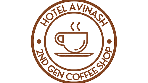 Brown and White Coffee Shop Logo