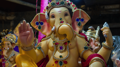 Famous Ganpati in Mumbai at Ganesh Chathurthi