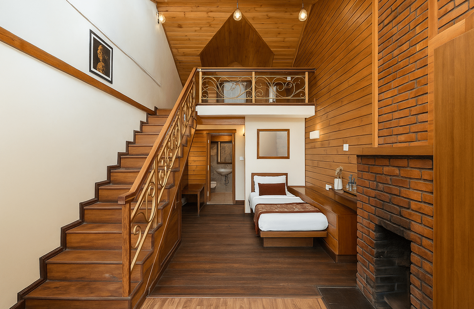 CHALET KANCHENJUNGA VIEW WITH FIREPLACE & BALCONY