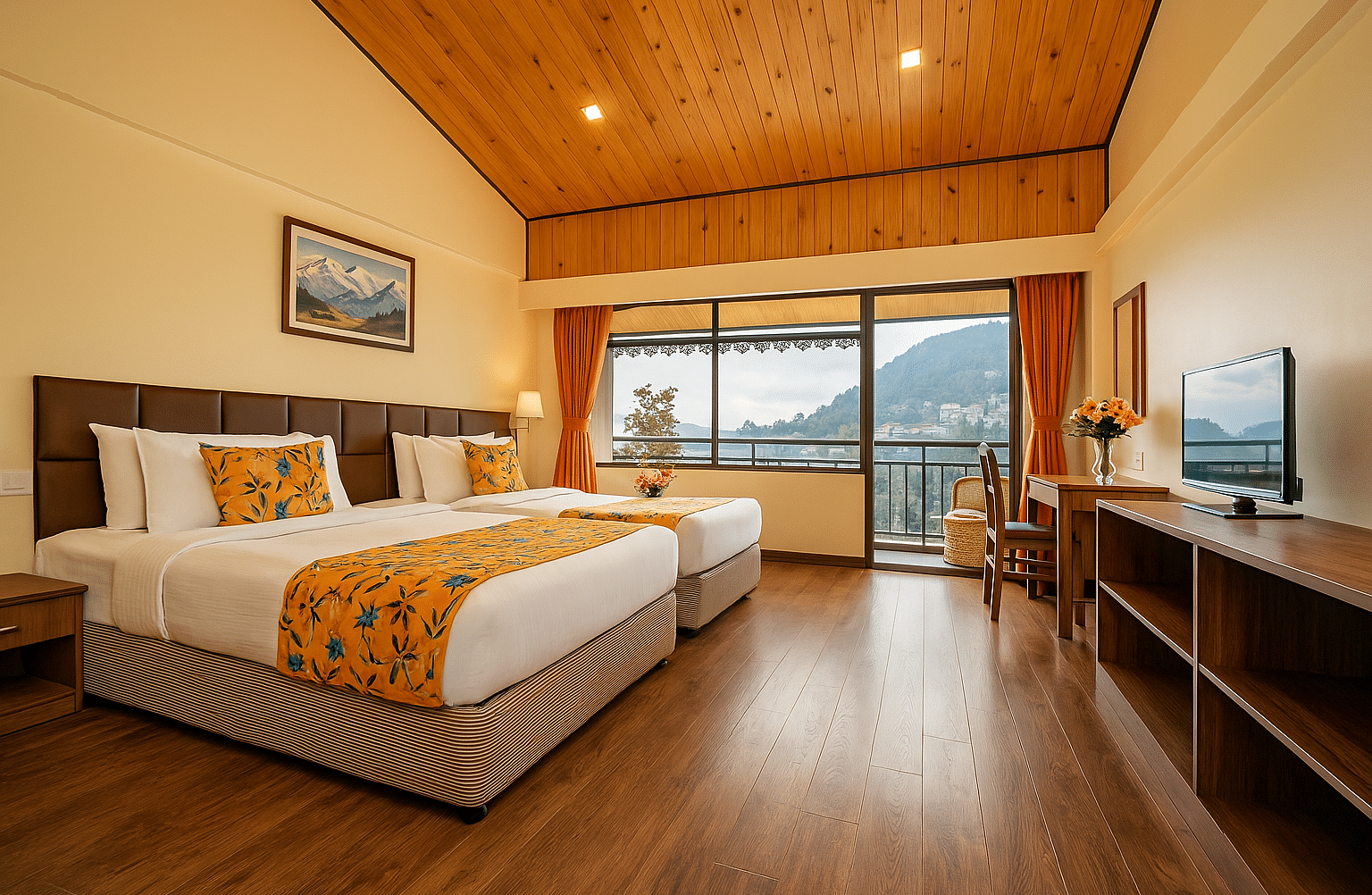 Family Room with Private Balcony
