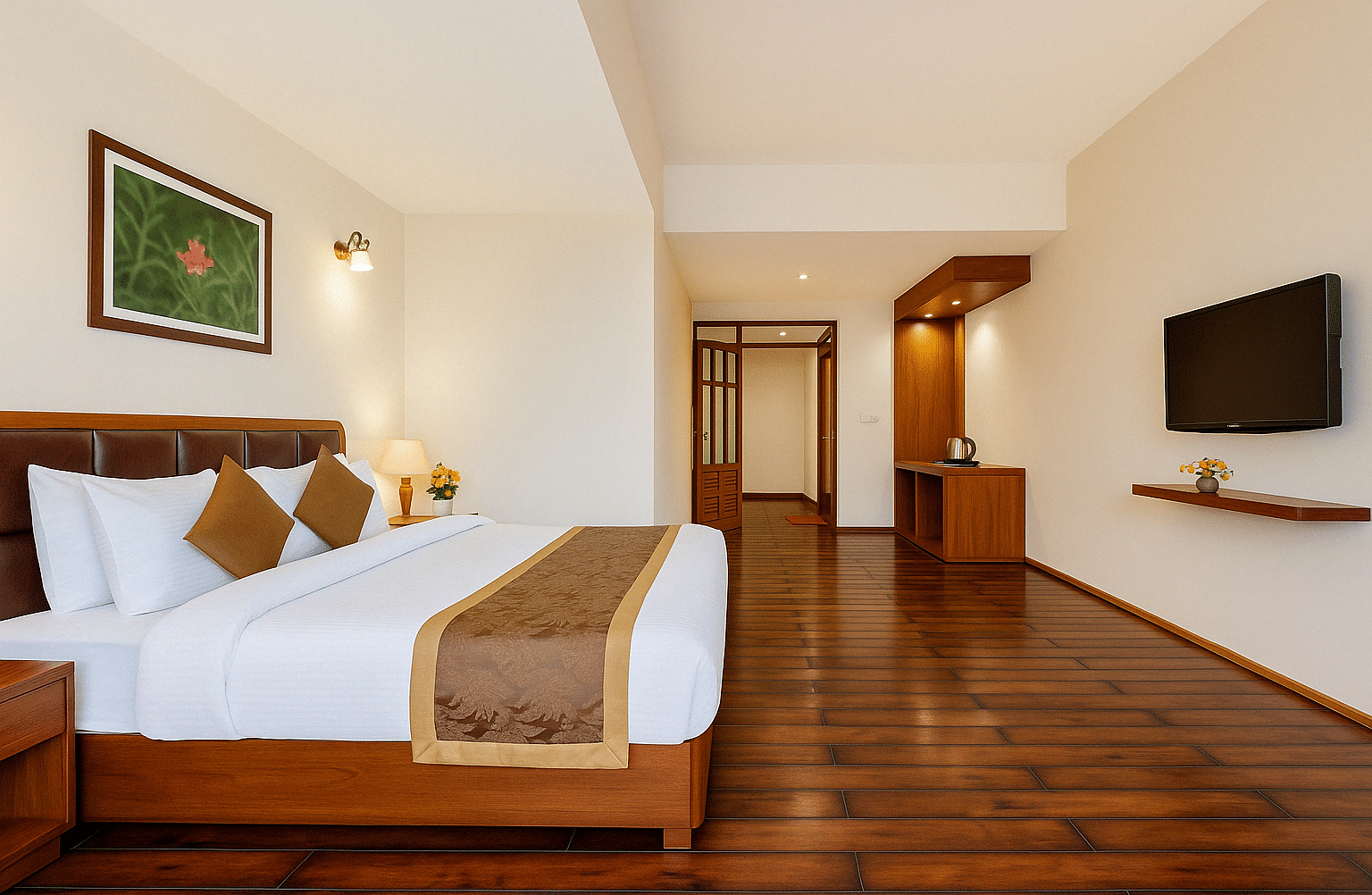 Family Suite with sofa cum bed with Balcony