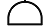 Icon for a dish covered with a dome dish.