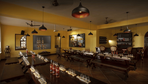 Interior of Paul John distillery