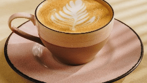 a cup of cappuccino at Gemini Continental