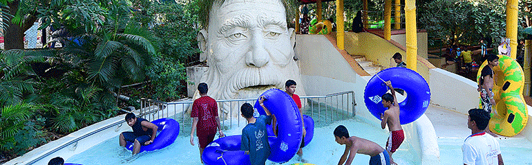 Water Kingdom - view of the ROCK N ROCK SAFARI during daytime