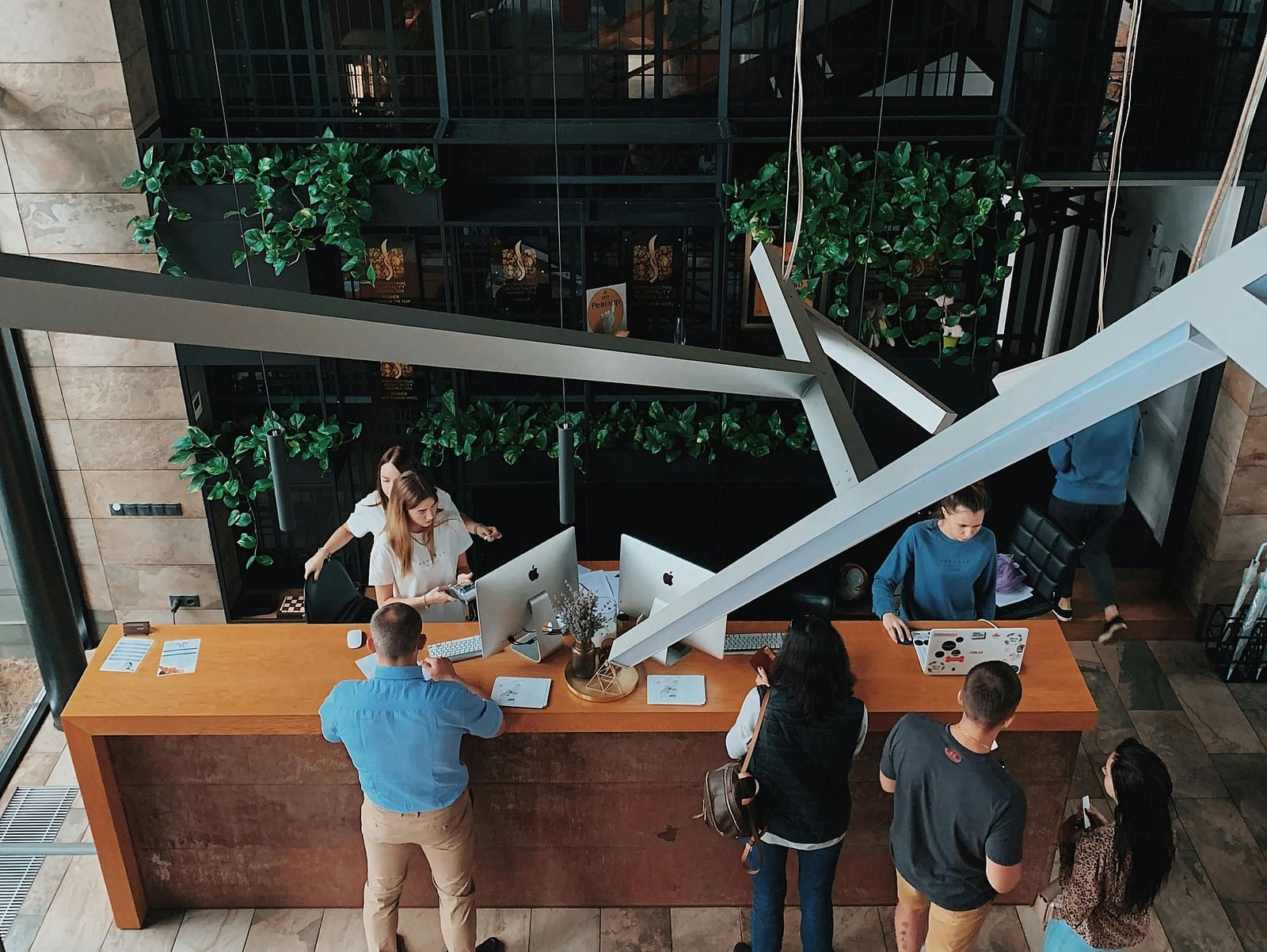 reception desk