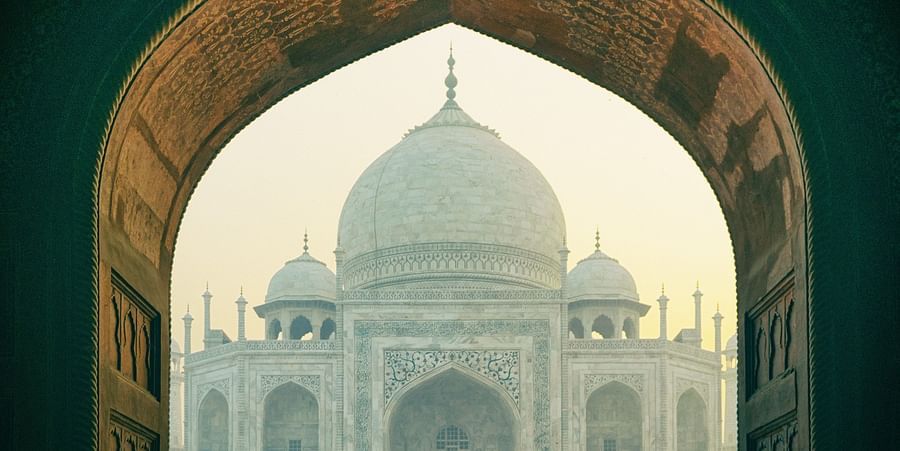 A view of the Taj Mahal located close to Clarks Shiraz, Agra