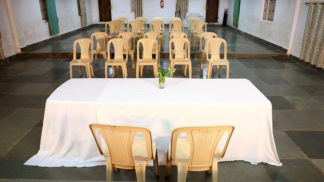 Conference Hall - Sajan 1 -Spacious and well-equipped conference hall at Nature Trails Sajan, ideal for meetings and corporate events.