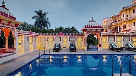 A swimming pool at Fort Dhariyawad