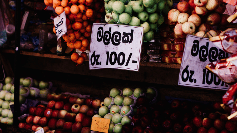 fruits at a stall