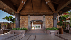 facade image of kenilworth resort and spa, goa featuring stairs leading to the interiors of the resort