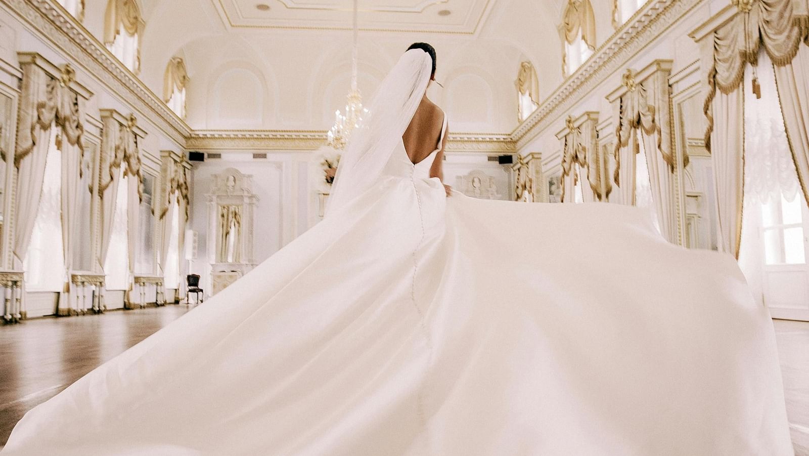 An image of a bride wearing a gown