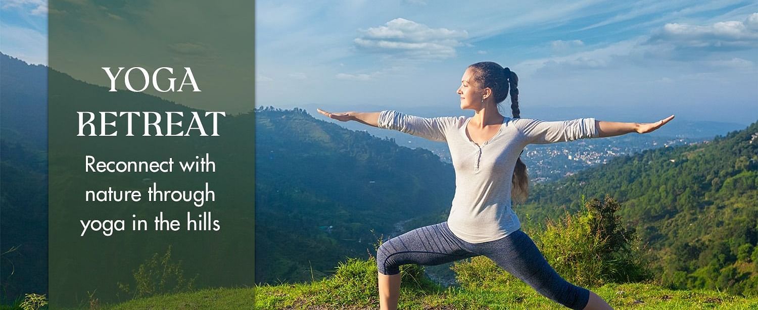 A poster featuring a woman doing yoga 