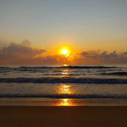 sunset on the beach - MGM Hotels and Resorts