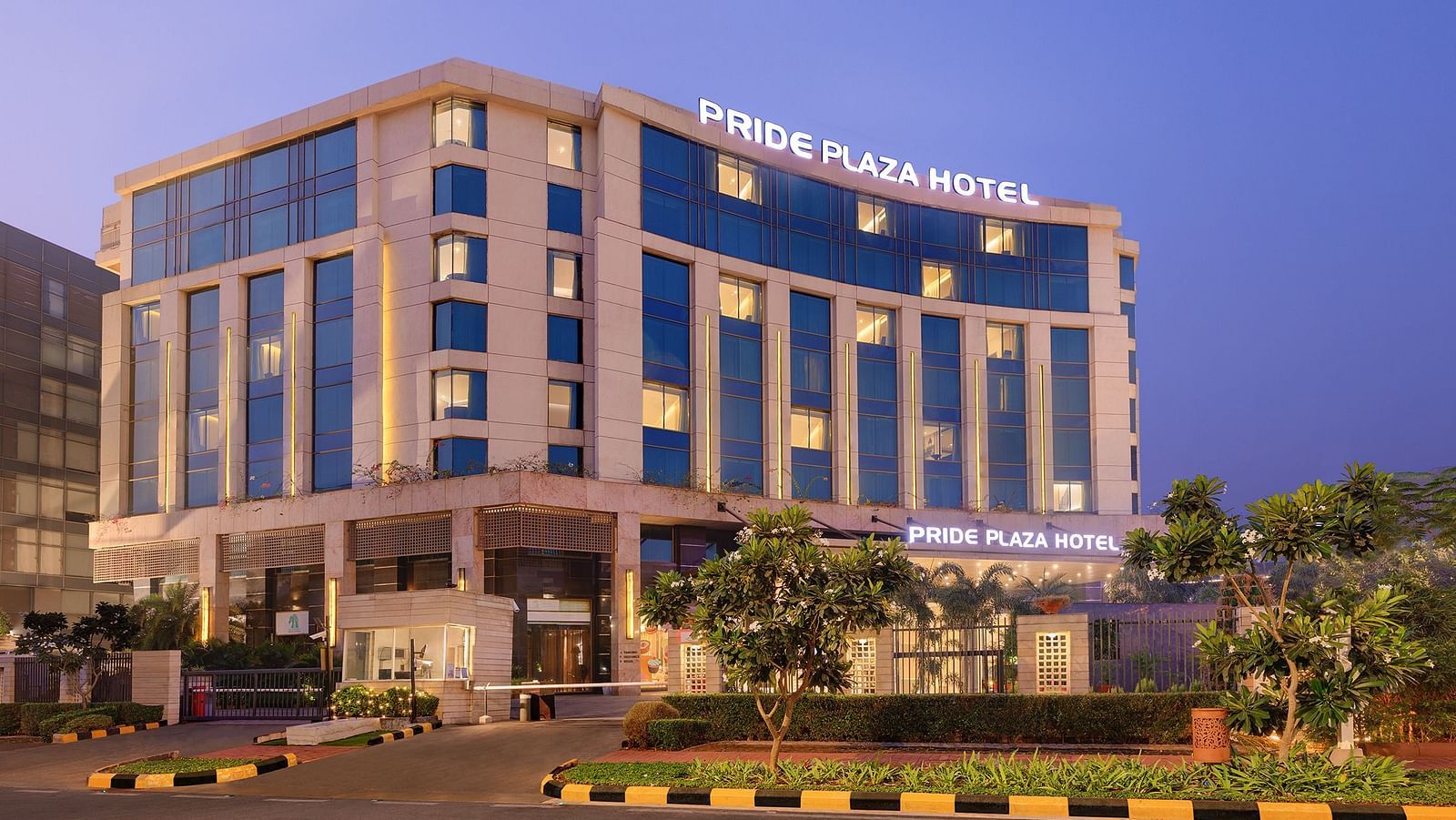Facade of Pride Plaza Hotel New Delhi