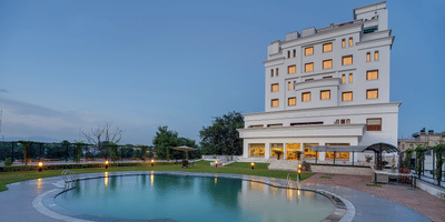 Facade of Royal Sarovar Portico, Siliguri