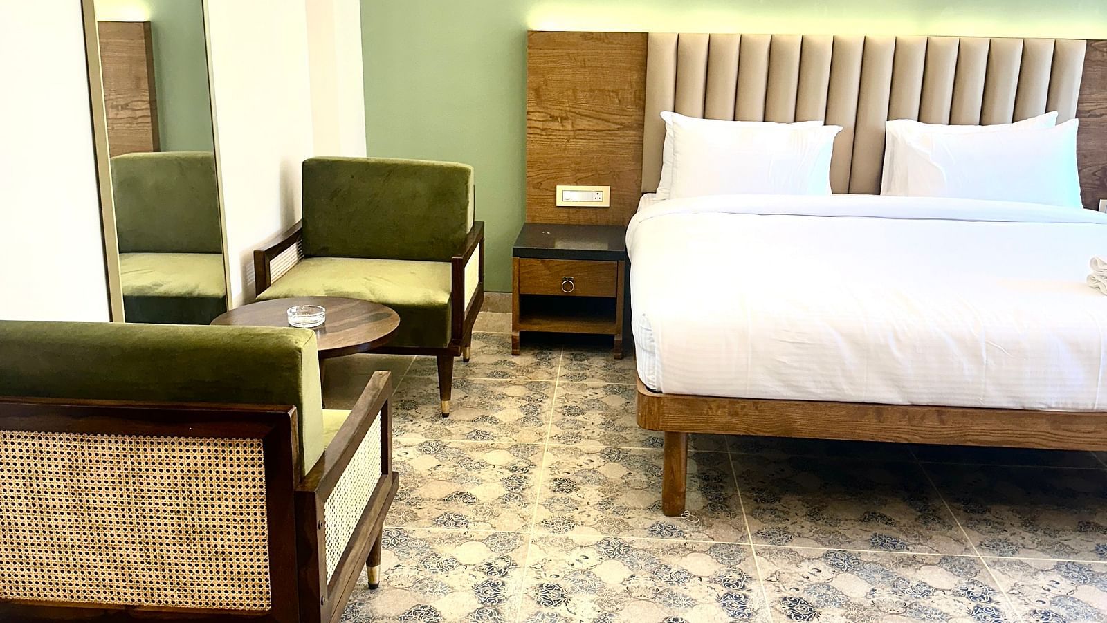 interior of one of the Heritage Suites at Summer House, Nandi Hills