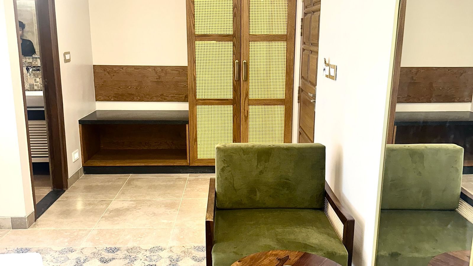 seating area in the Heritage Suite at Summer House, Nandi Hills