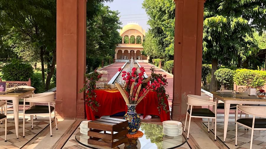 Lunch Set up - baradari 1