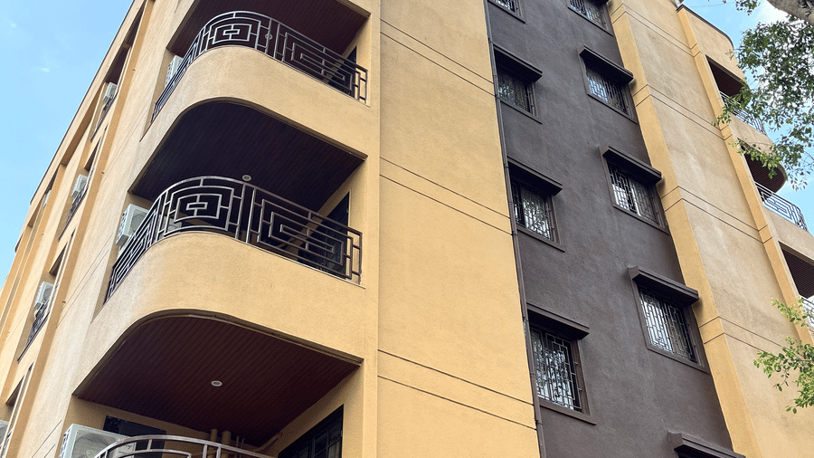 Facade of VITS Select Kharadi, Pune, showcasing the balconies in each room