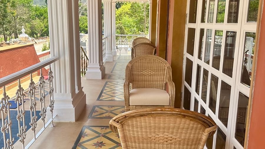 chairs in the Veranda of Summer House, Nandi Hills