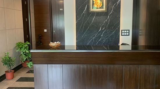 reception front desk - The Shacon, Noida