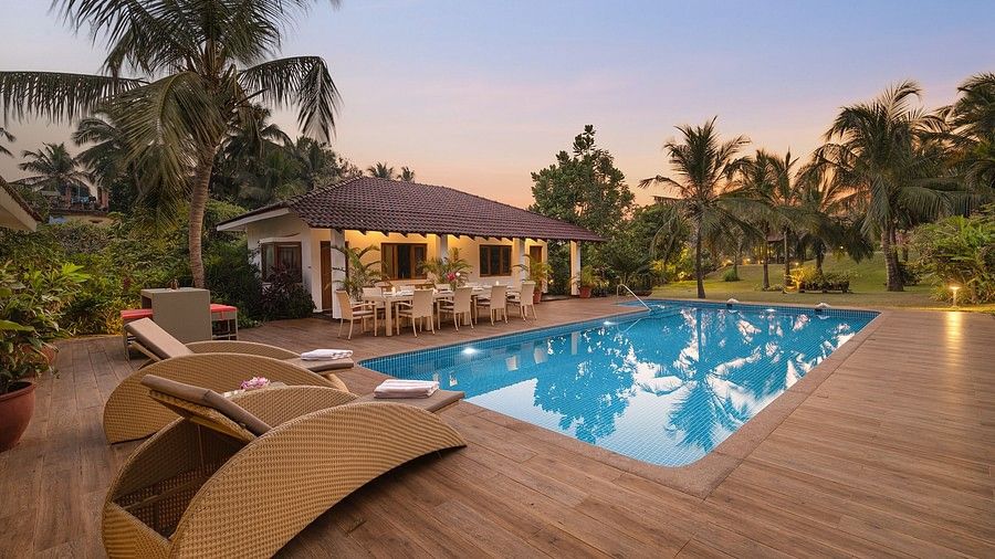 The view of the swimming pool of the Casa Sea - Vista Villa