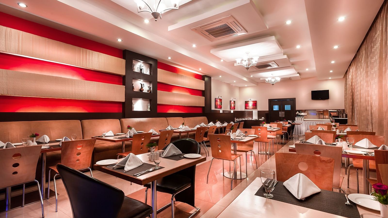 A view of the dining area at Lotus, one of the Tuticorin best restaurants - Regency Tuticorin by GRT Hotels