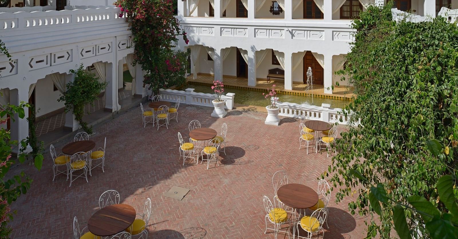 Central Courtyard - Aerial View