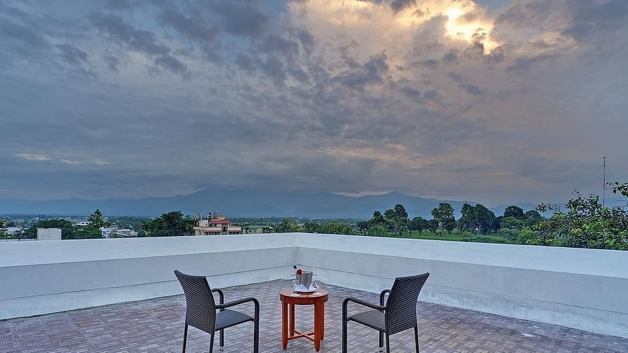 Terrace at Hotel Royal Sarovar Portico Siliguri Hotels